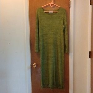 Vintage Morning Side Designer Collection Sweater Dress. Different & Beautiful M